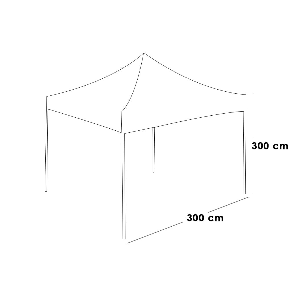برجوله 3 متر ×3 متر - ازرق — 2